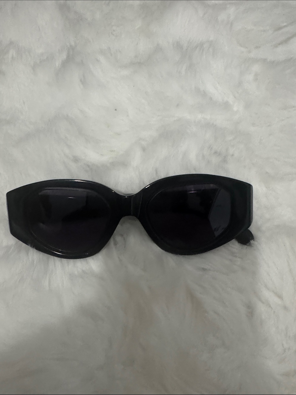Karen Walker Black Cat-Eye Sunglasses